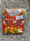 RTS 2T sesame friends shorts set